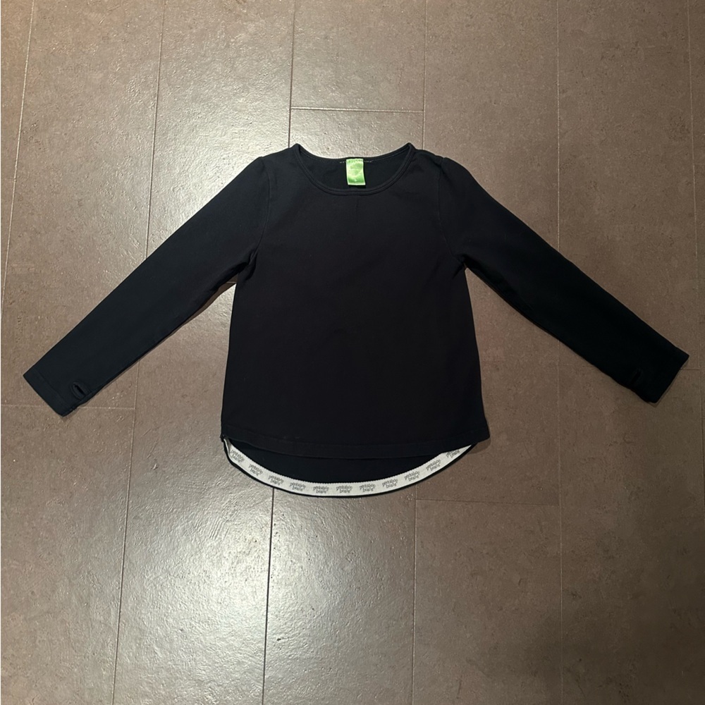Peekaboo Beans Black Long Sleeve Shirt size 6